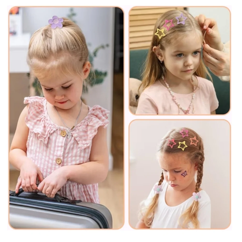 889 pcs Colorful Hair Accessories Set
